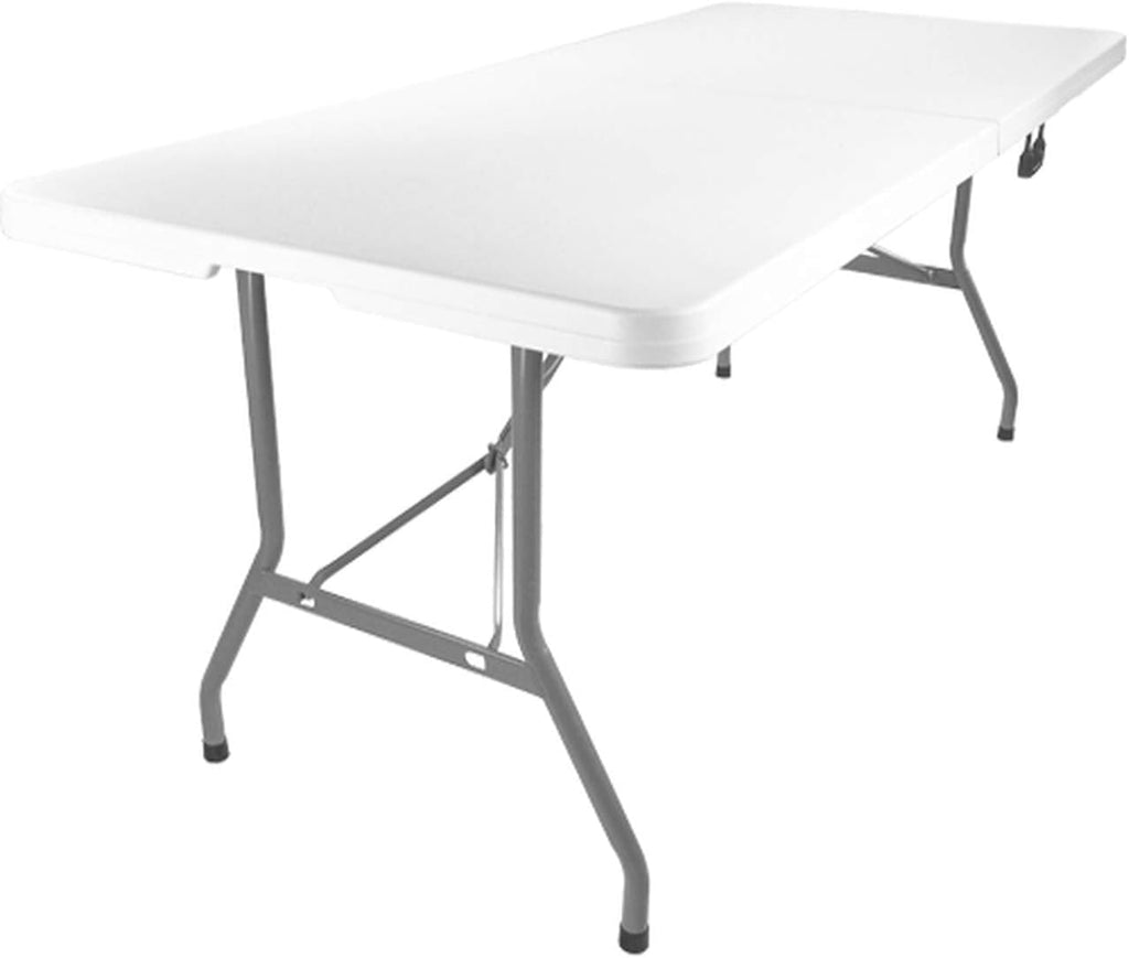 Folding Heavy Duty Plastic Table White 6ft V7073