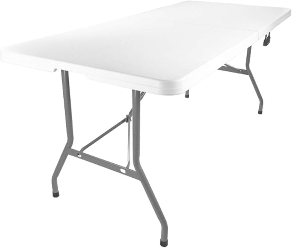 Folding Heavy Duty Plastic Table White 6ft V7073