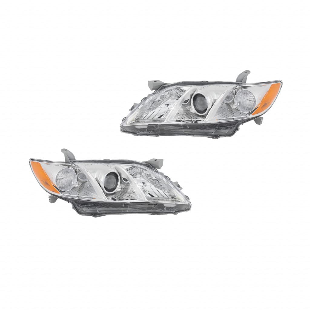 Toyota Camry Headlight Unit Pair Driver and Passenger Side Replacement T79400