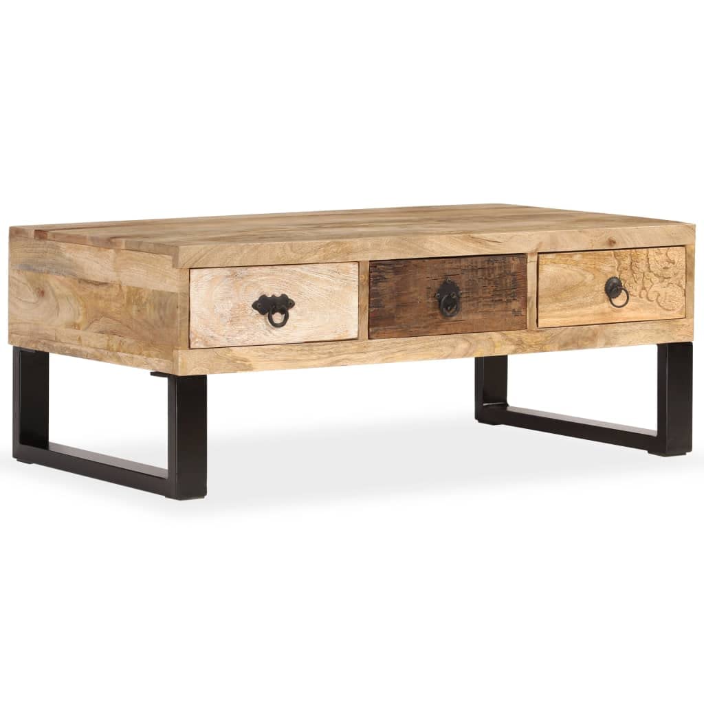 Coffee Table with Storage Open Shelves P53272