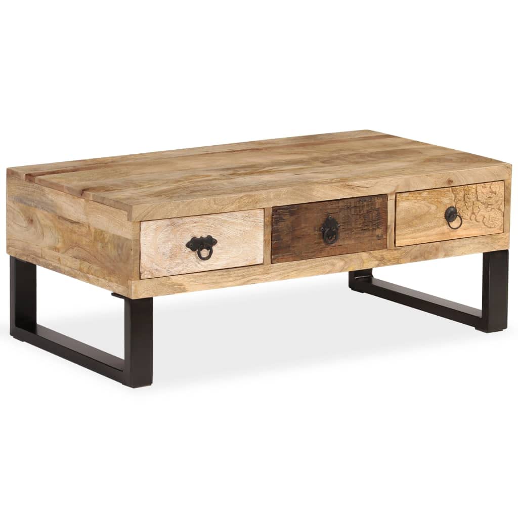 Coffee Table with Storage Open Shelves P53272