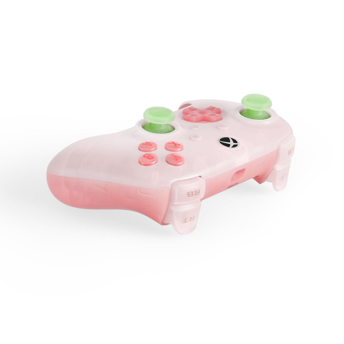 Wired Controller with RGB Lighting, Hall Effect Joysticks and Triggers, Translucent Pink W918758