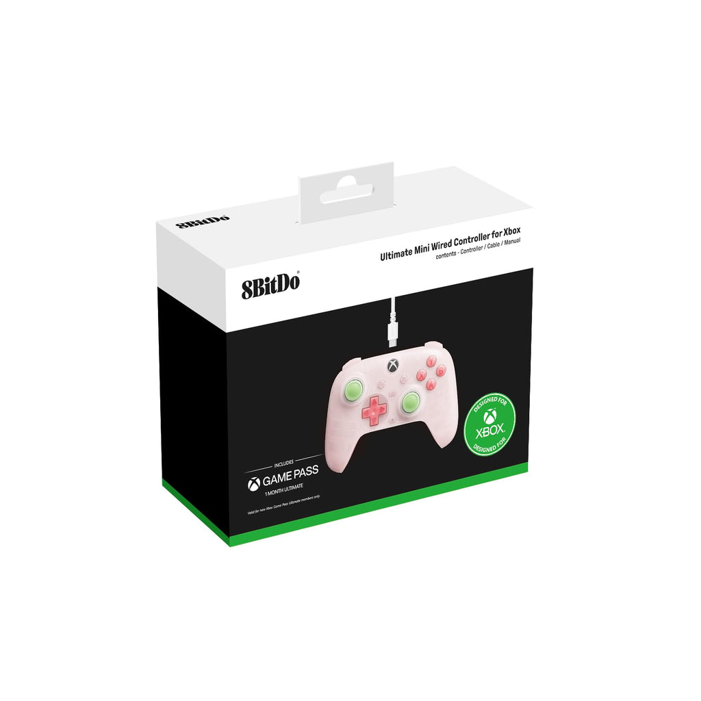 Wired Controller with RGB Lighting, Hall Effect Joysticks and Triggers, Translucent Pink W918758
