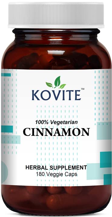 Organic Cinnamon 1000 mg 180 Vegetable Capsules N38694