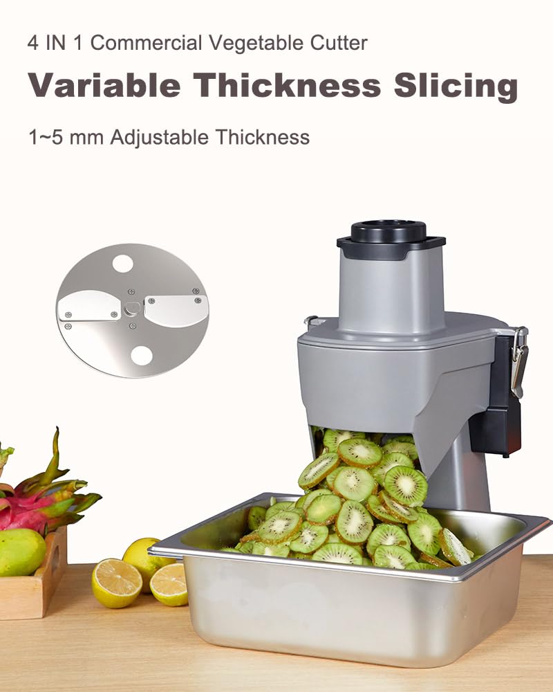 4 in 1 200W Electric Vegetable Chopper Slicer Dicer Shredder D4387