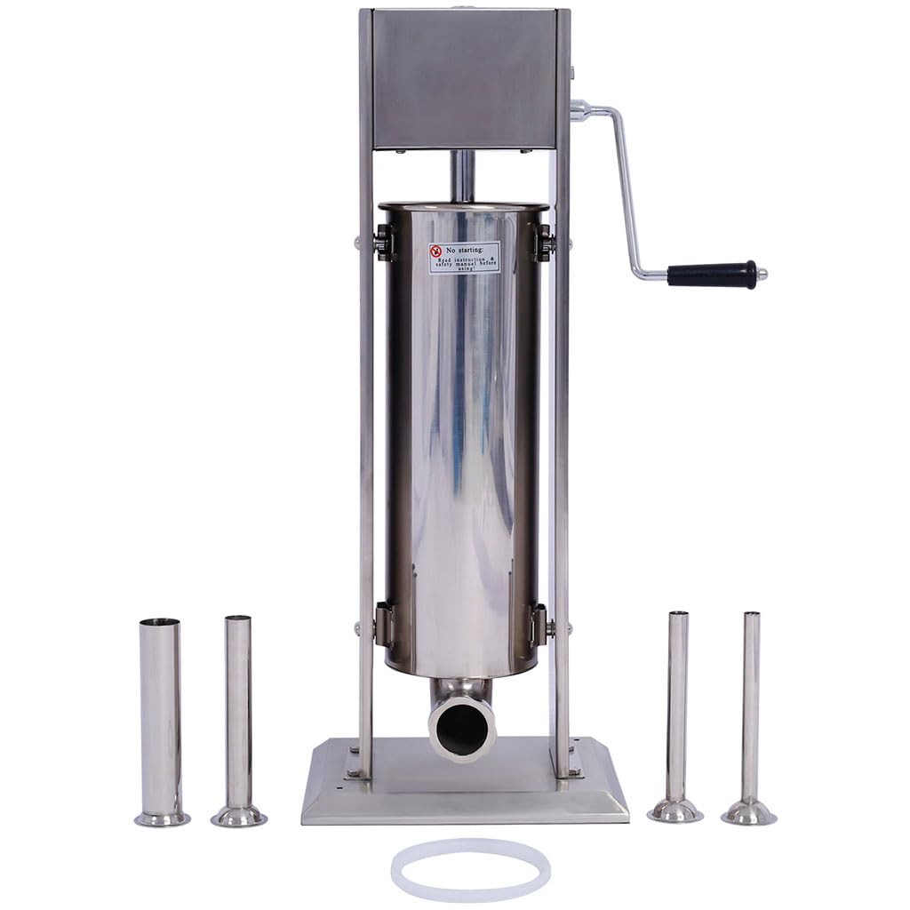 7L Stainless Steel Vertical Sausage Stuffer T2088
