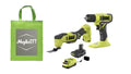 18V Cordless Combo Kit Multi-Tool 3/8" Drill Driver I704