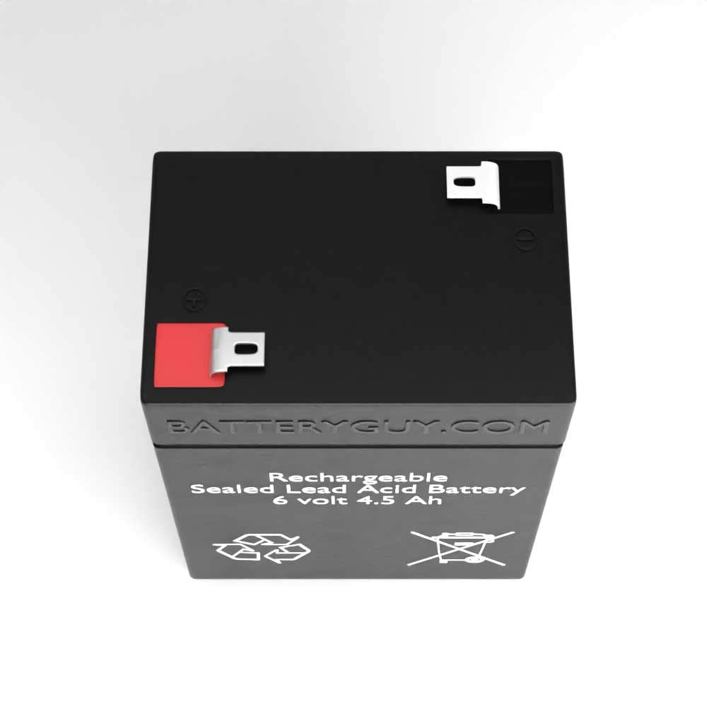 6V 4.5Ah SLA Rechargeable Batteries Qty of 2 U5395