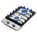 12 Inch 2 Burners Stainless Steel Gas Cooktop G696492