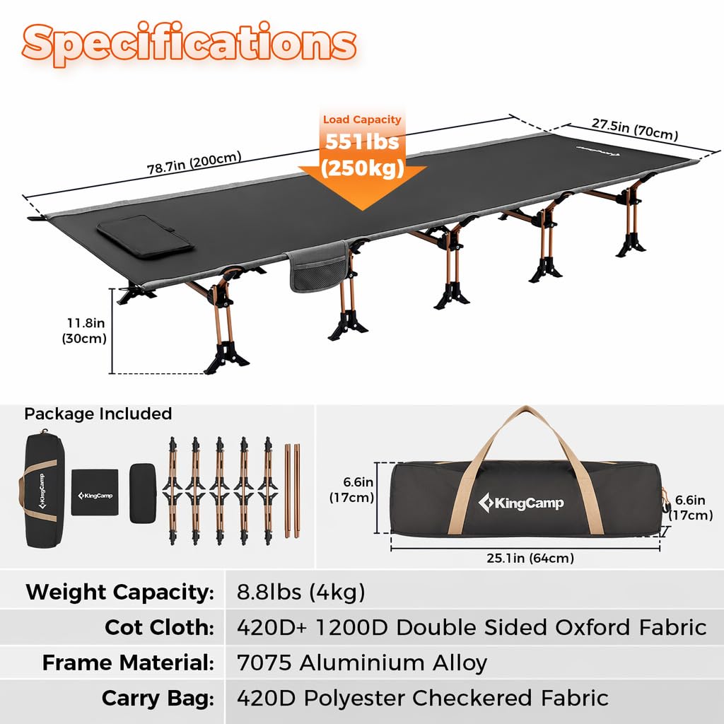 Lightweight Camping Cot N663
