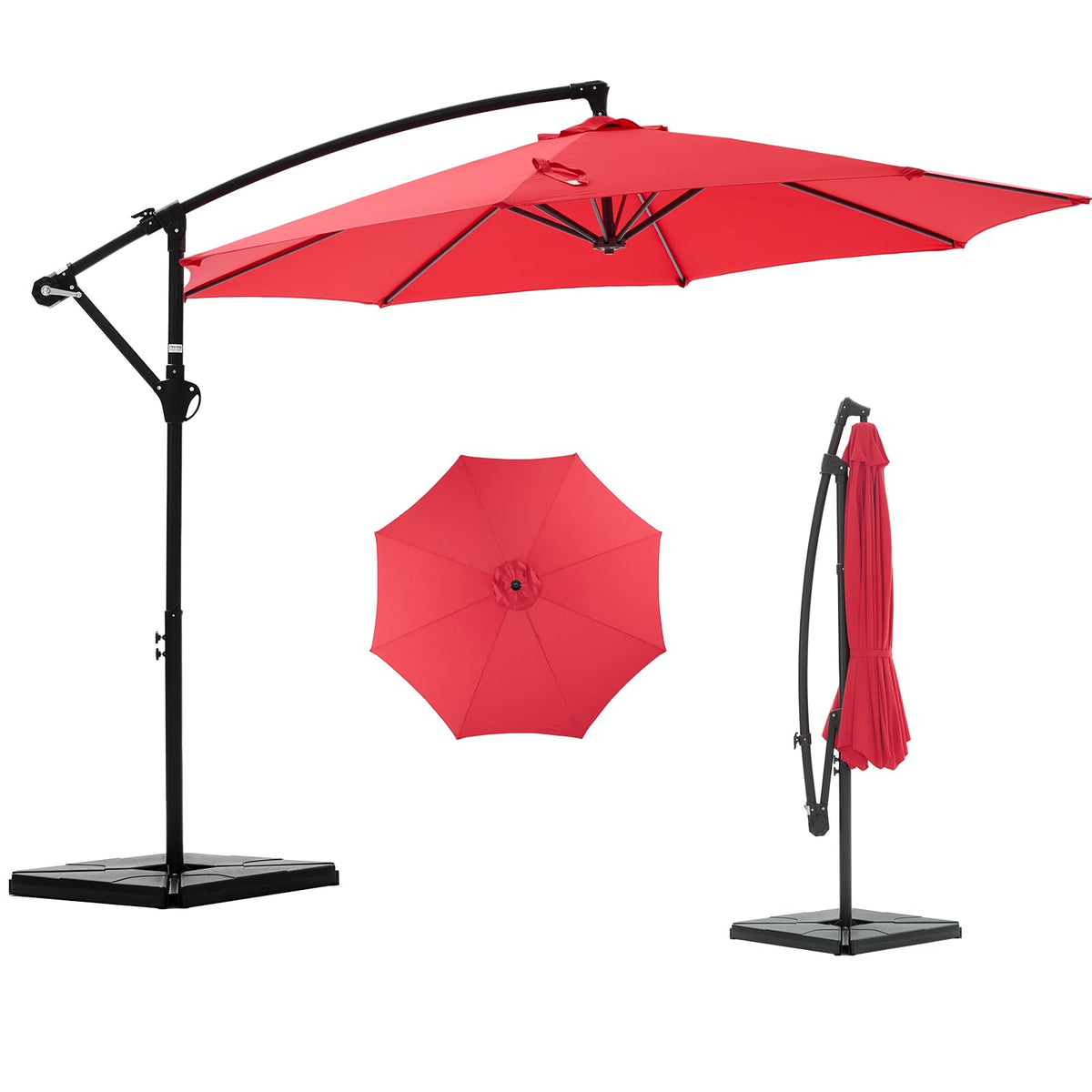 10FT Cantilever Patio Umbrella Y884