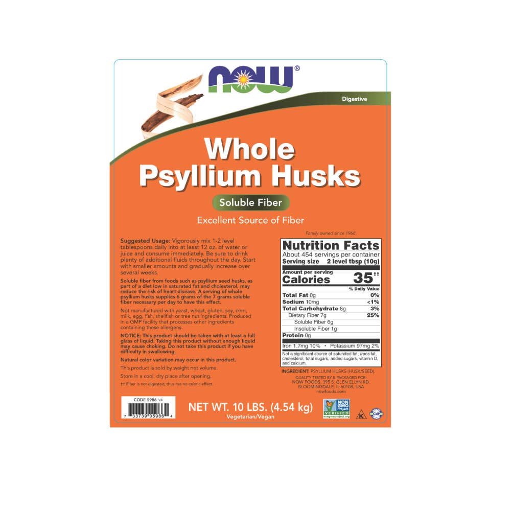 Whole Psyllium Husk 10 lbs J79622