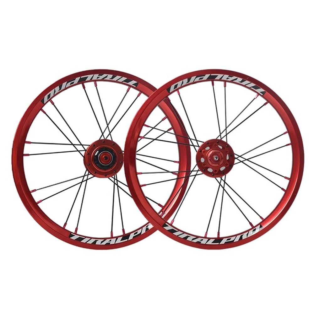 14 16 Inch BMX Folding Bikes Wheelset Disc Brake Single Speed T82606