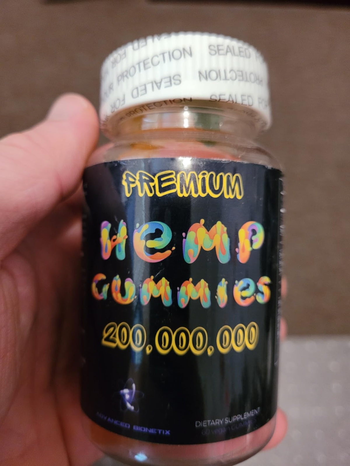Hemp Gummies 60 Count Q858