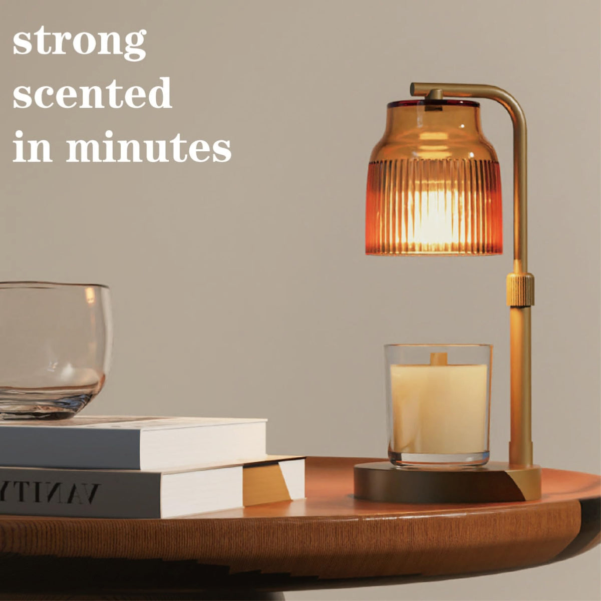 Candle Warmer Lamp with Timer Dimmer Adjustable Height H731
