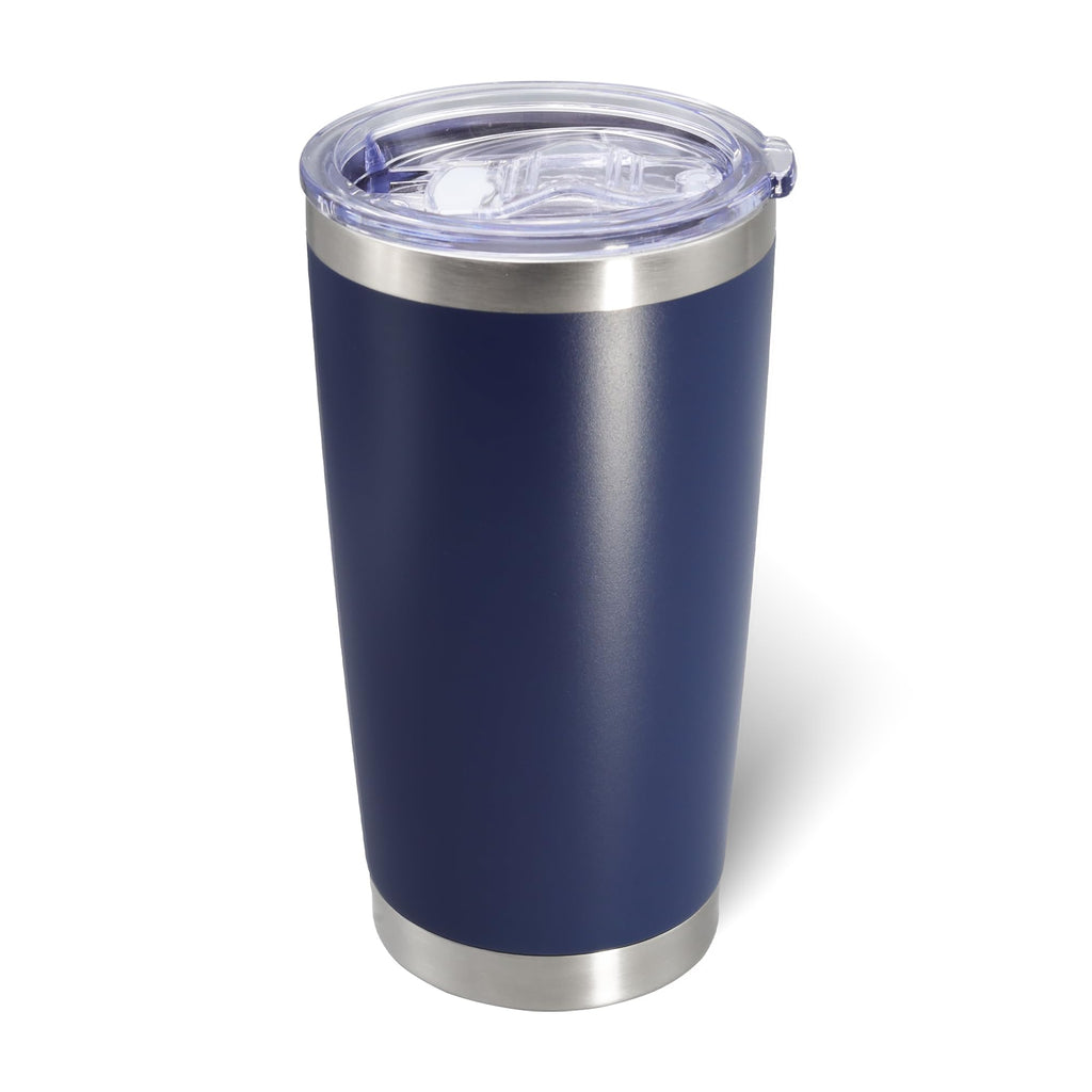 20oz Insulated Stainless Steel Tumbler with Lid Navy Z863891