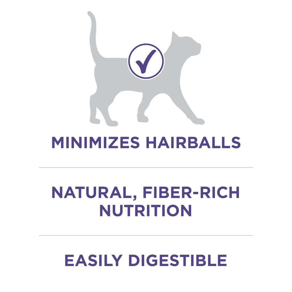 Natural Hairball Control Dry Cat Food, 7 lb Bag T789