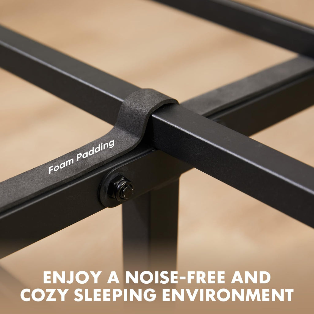 Twin Wood Bed Frame with Headboard T102226