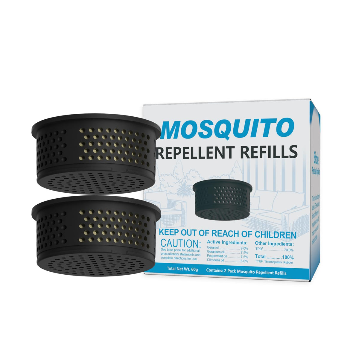 Mosquito Repeller Refills 2 Pack I932