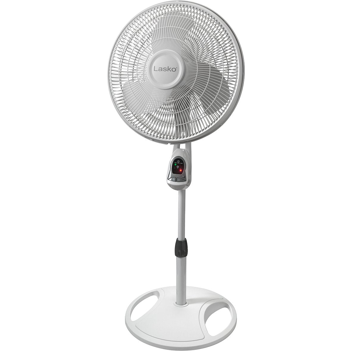 12" Utility Fan and 16" White Oscillating Pedestal Stand Fan with Remote K797899