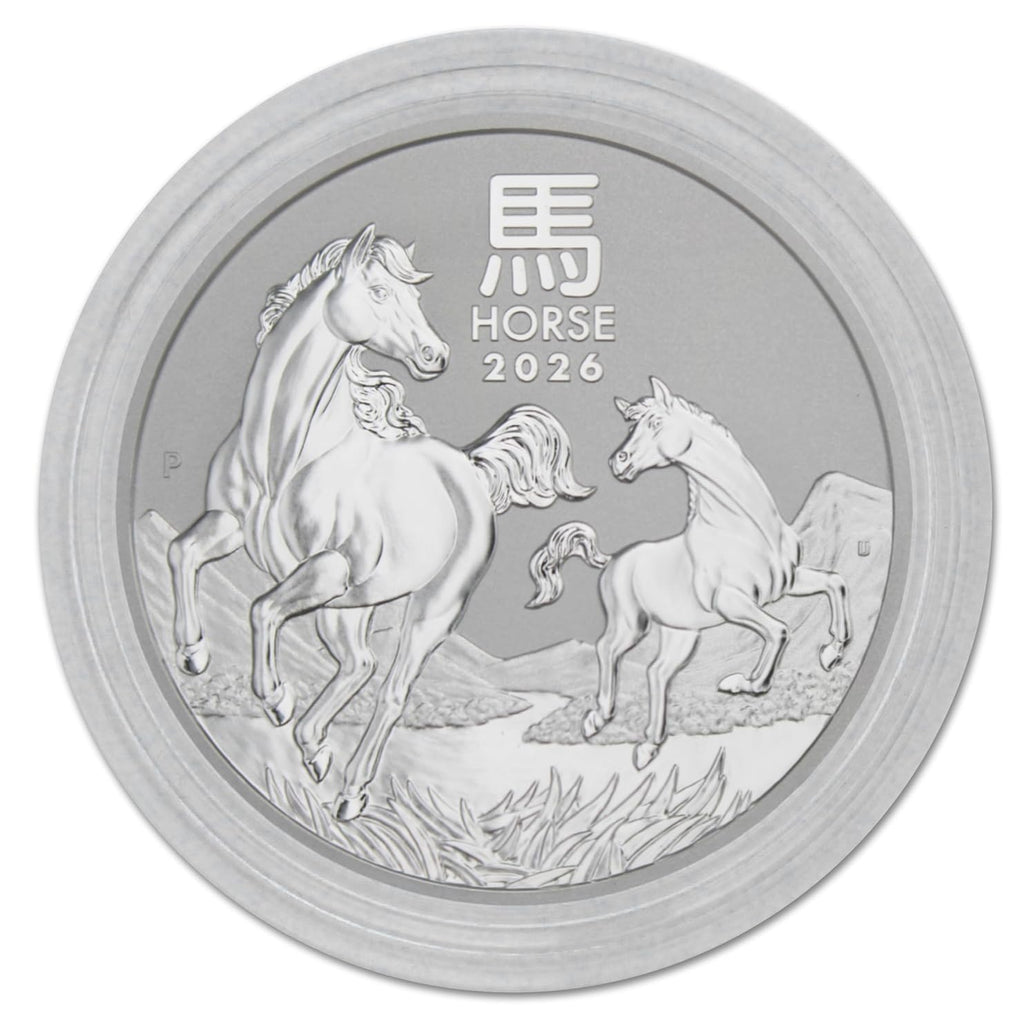 1 oz Australian Silver Lunar Year of the Horse Coin V1538
