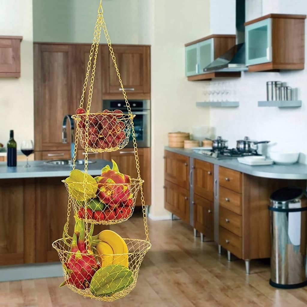 3 Tier Hanging Fruit Basket K54715