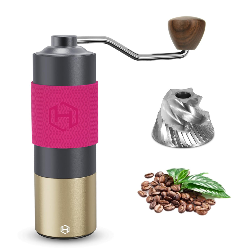Manual Coffee Grinder 30g CNC Stainless Steel Conical Burr Q32007