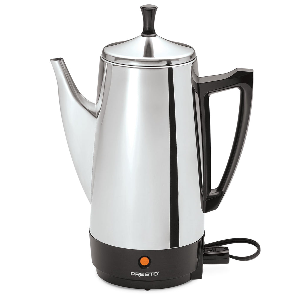 Stainless Steel 12-Cup Electric Coffee Percolator O289