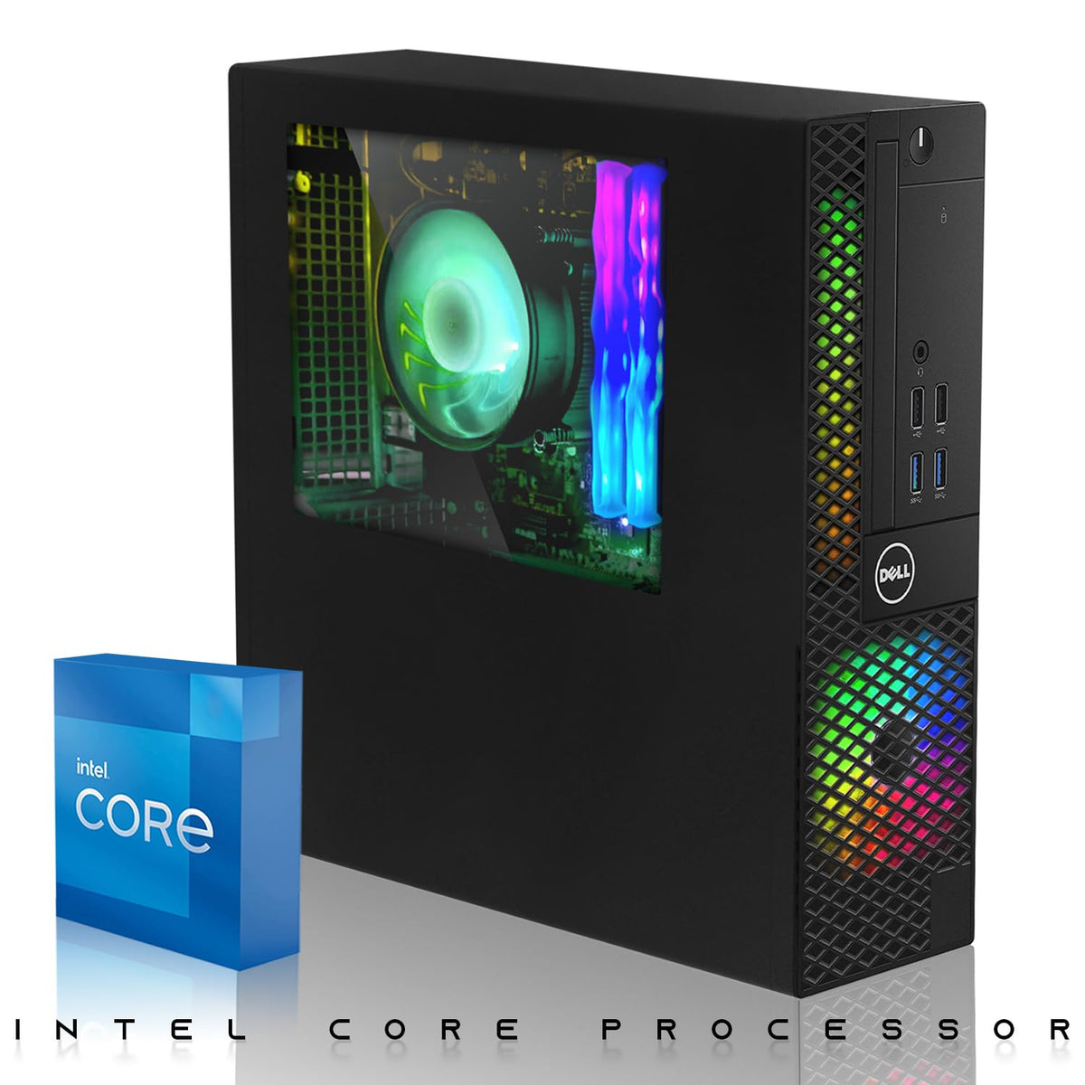 Intel Core i5 32GB RAM 2TB SSD Desktop PC with 24 Inch Curved Monitor G831386