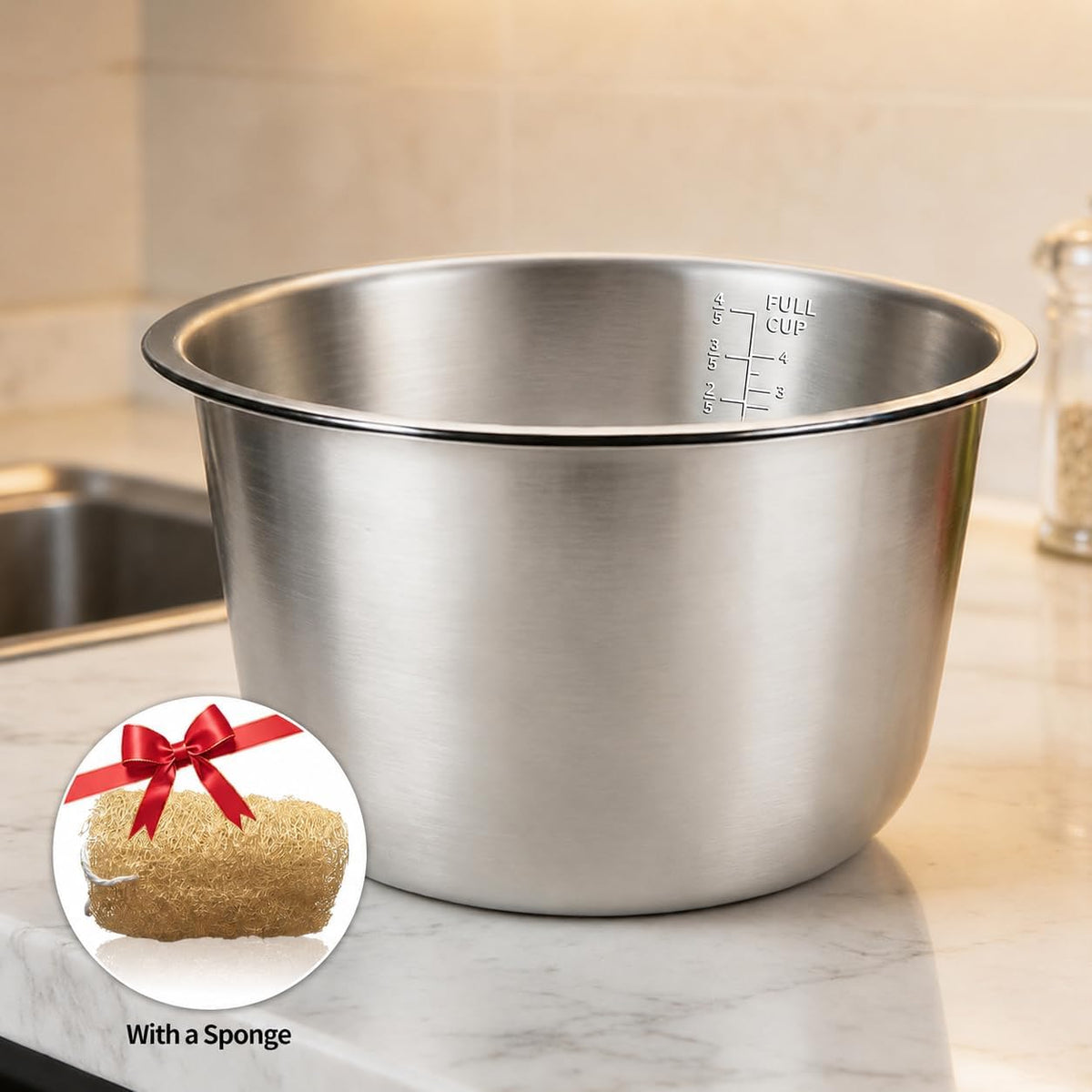 Stainless Steel Replacement Inner Pot Bowl Q96517