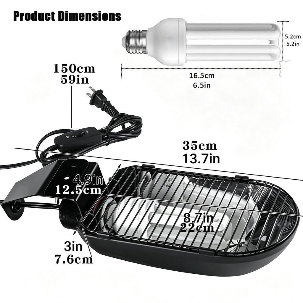 Bird Cage Light Fixture Combo Kit with Bulb H339