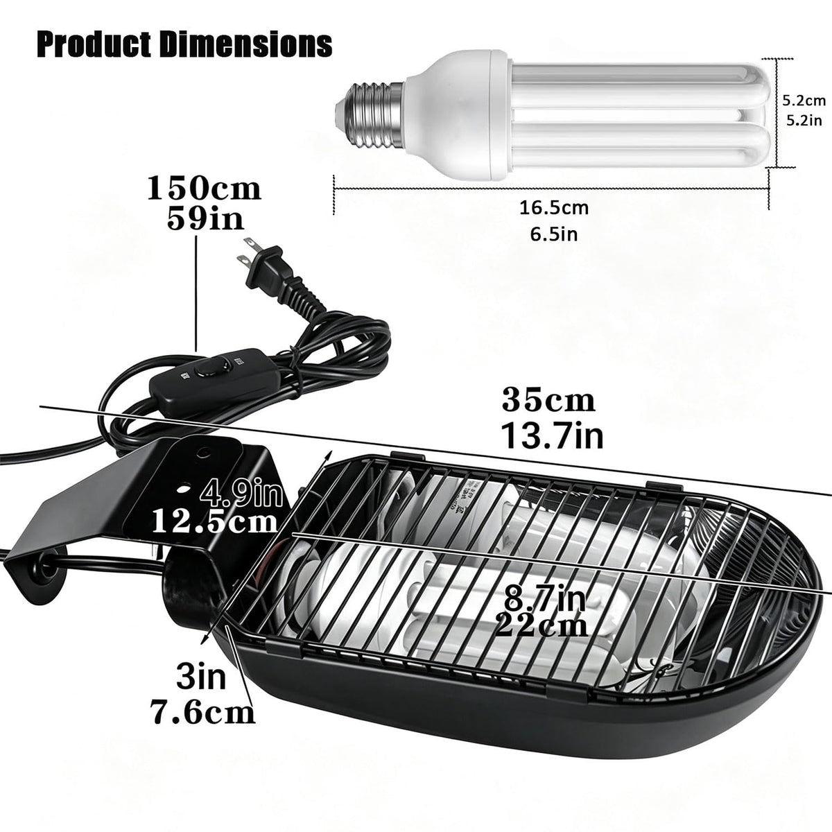 Bird Cage Light Fixture Combo Kit with Bulb H339
