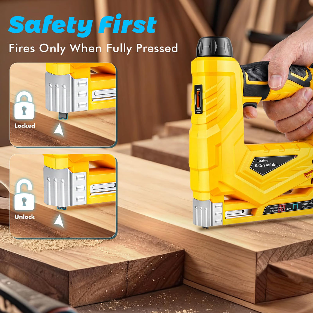 18 Gauge Cordless Brad Nailer and Narrow Crown Stapler M901
