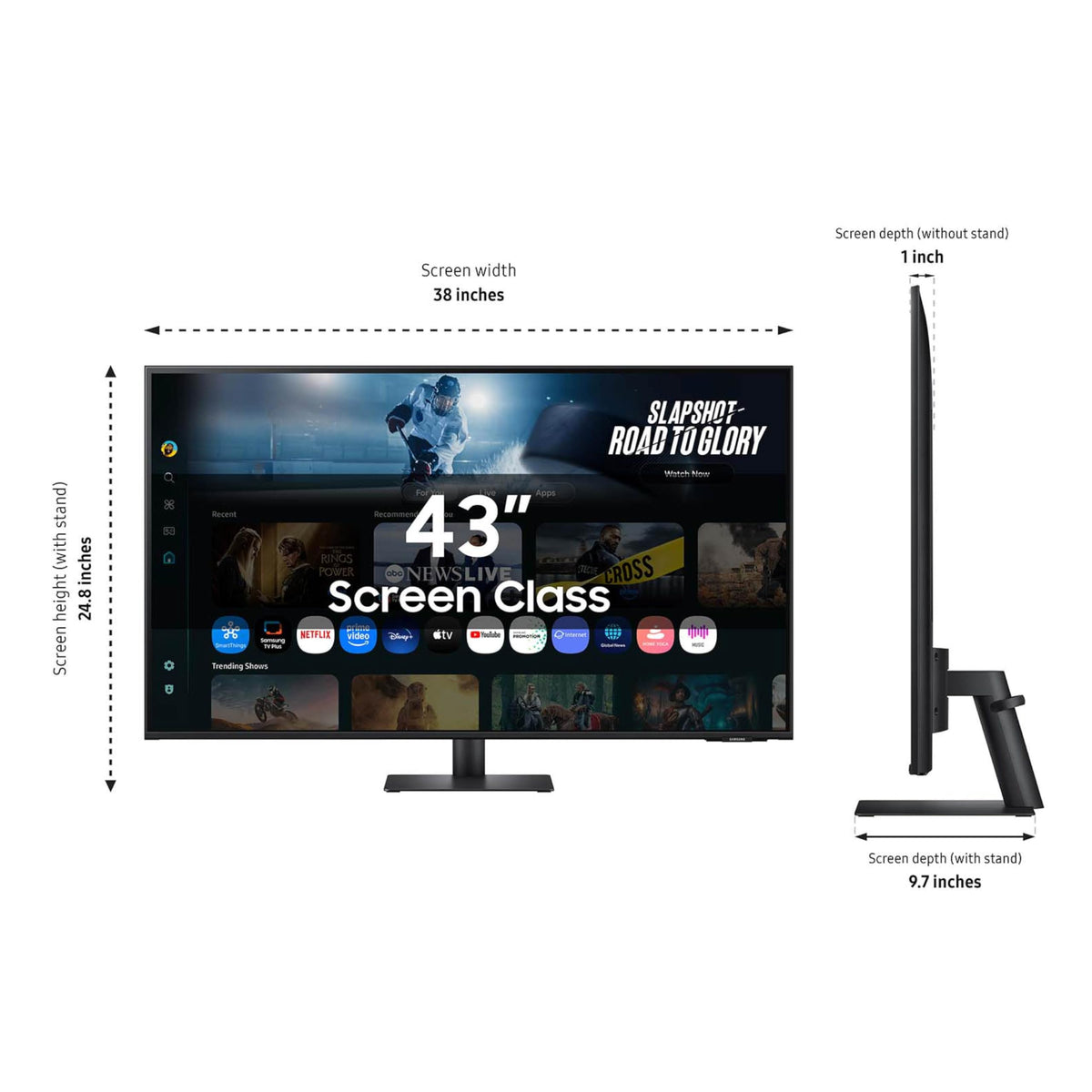 43” 4K UHD Smart Monitor N3679