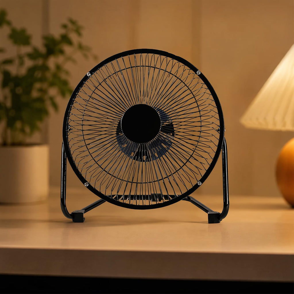 8 Inch 3-Speed High Velocity Metal Floor Fan I603626