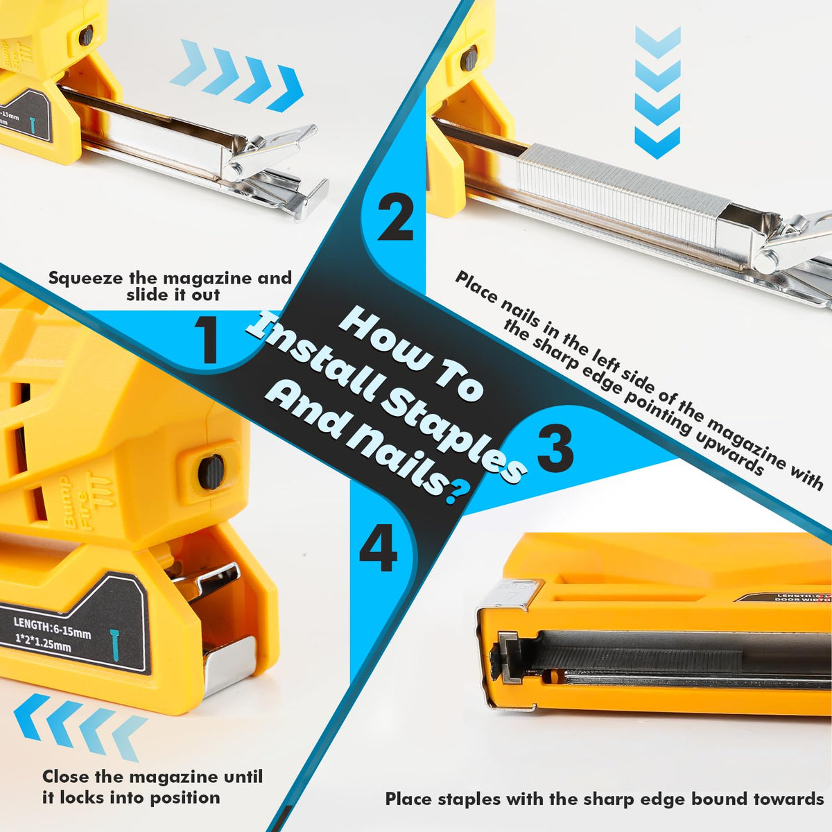 18 Gauge Cordless Brad Nailer and Narrow Crown Stapler M901