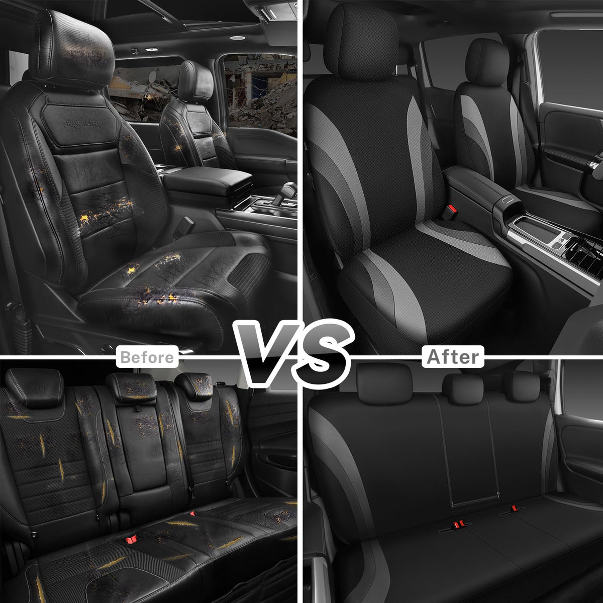 EVA Waterproof Car Seat Covers Full Set E970713