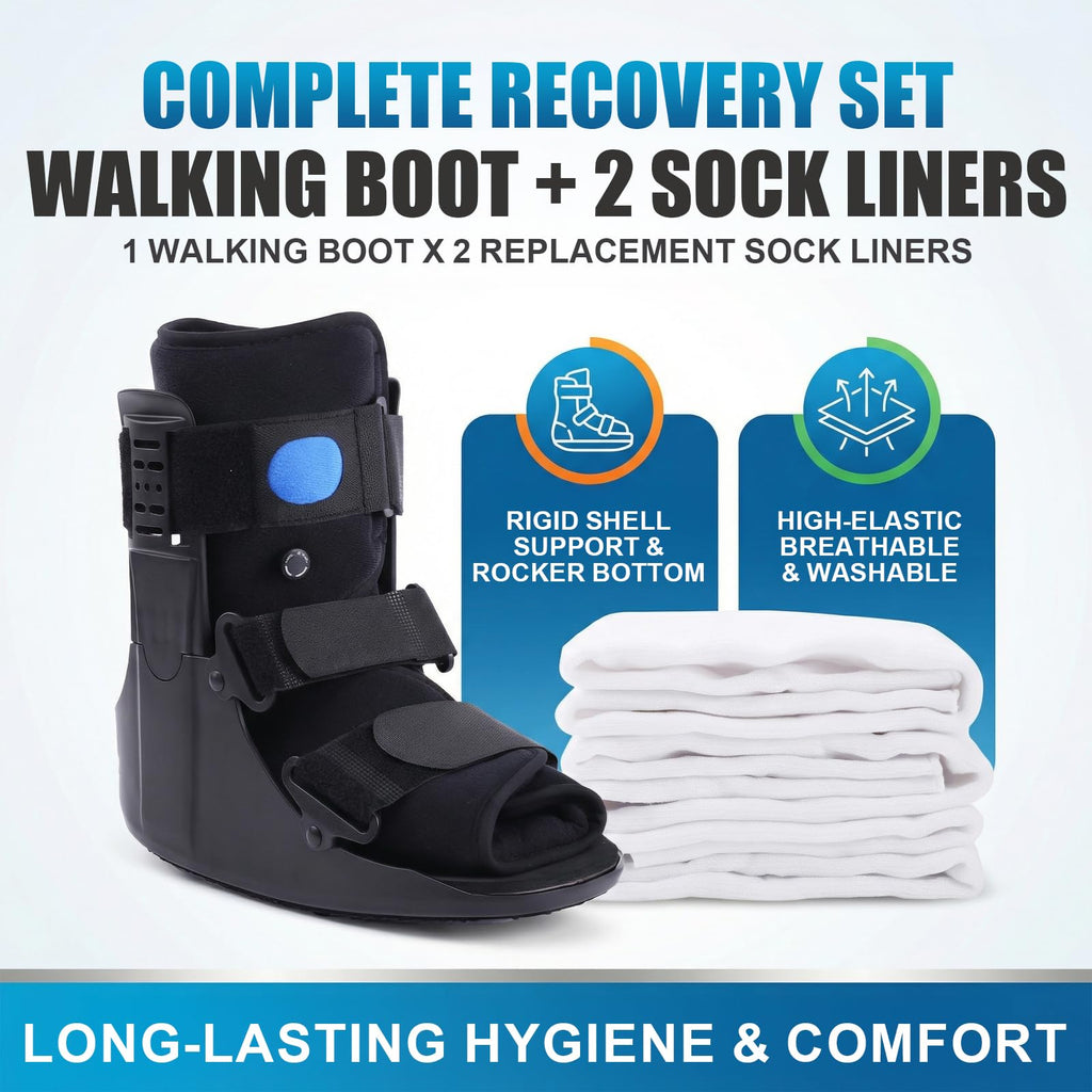Inflatable Walker Fracture Boot with Replacement Sock Liner (Medium) F866404
