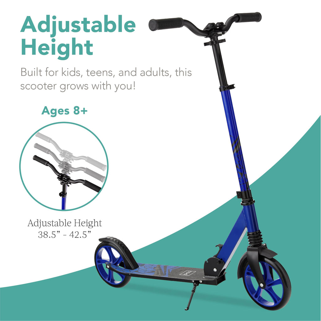 Foldable Large Wheel Kick Scooter with Suspension O5561