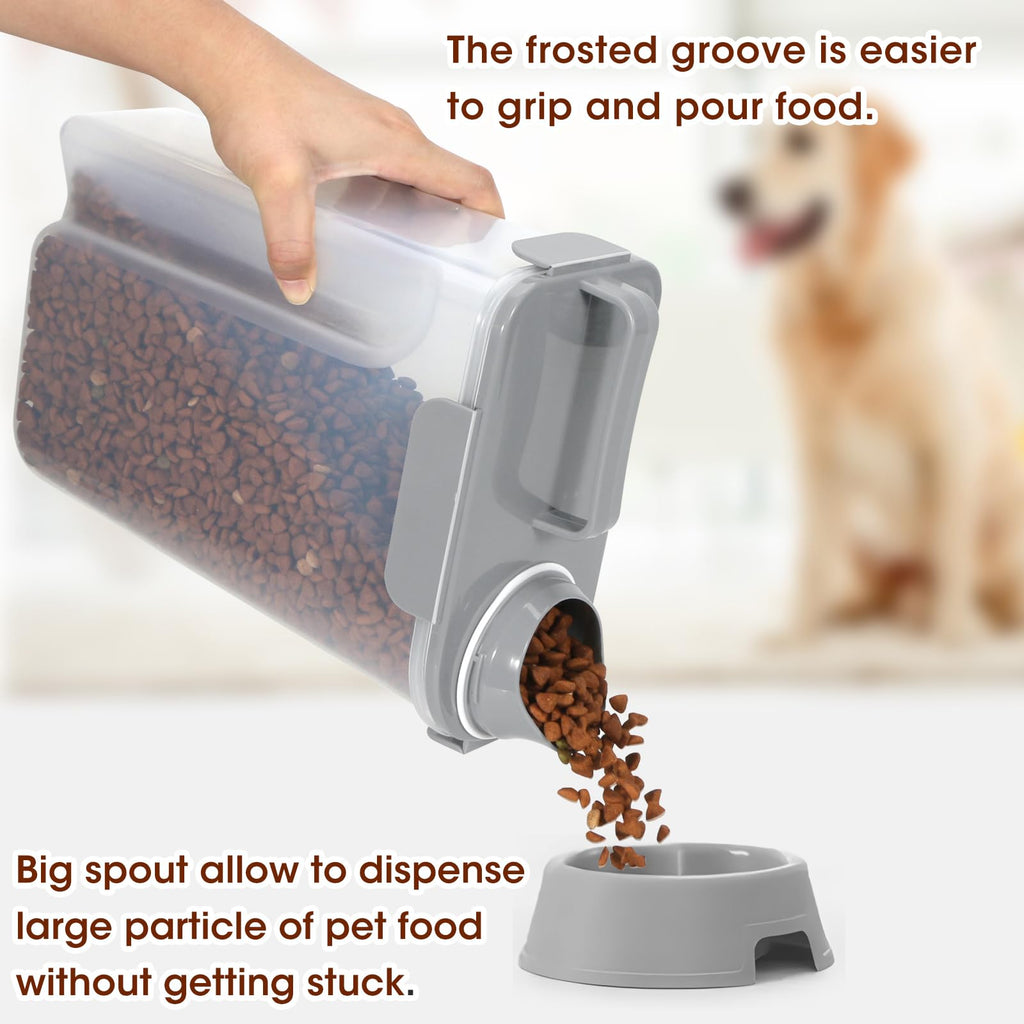 2 Pack Airtight Pet Food Storage Containers with Spout U891109
