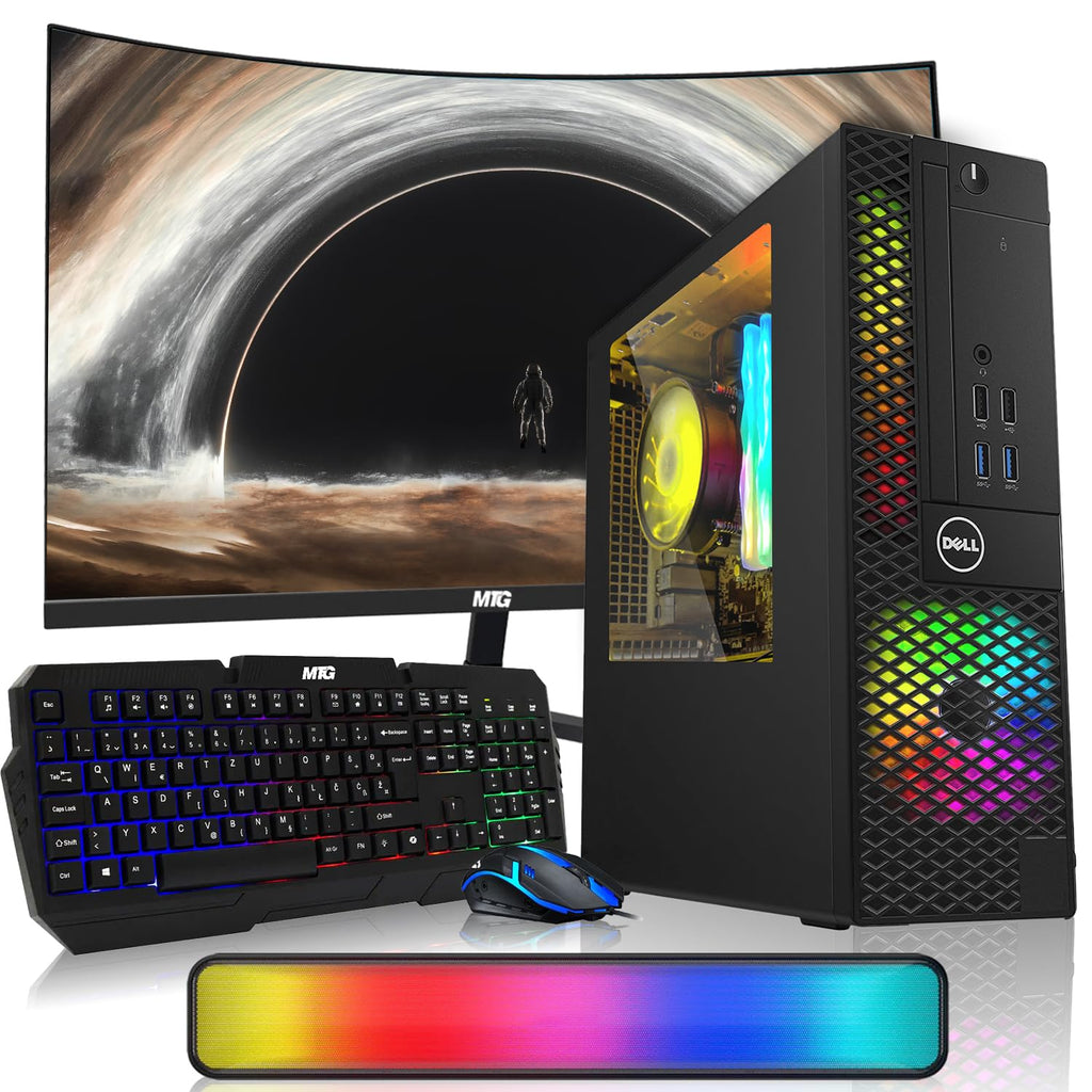 Intel Core i5 32GB RAM 2TB SSD Desktop PC with 24 Inch Curved Monitor G831386