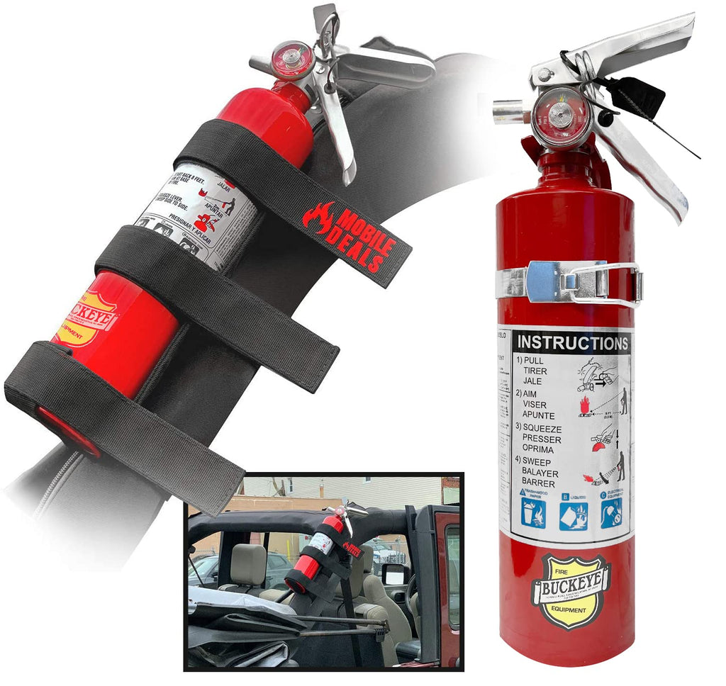 2.5 lbs Dry Chemical Fire Extinguisher with Vehicle Bracket X493