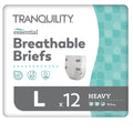 Heavy Adult Diapers with Tabs, Large, 12 Ct G128