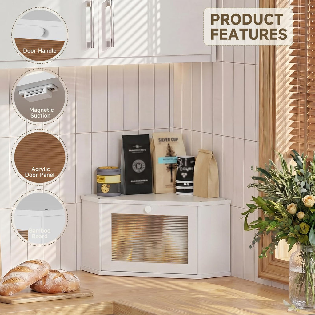 White Medium Bread Box R76921