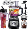 8-Cup Food Processor & Blender Combo, 1000W, Black Y61706