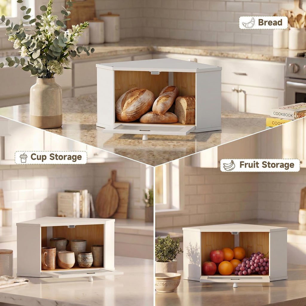 White Medium Bread Box R76921