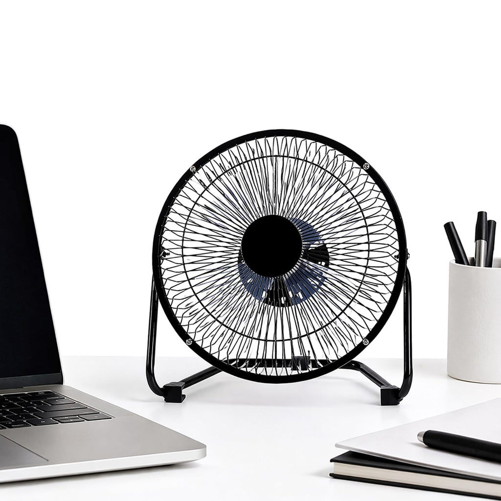 8 Inch 3-Speed High Velocity Metal Floor Fan I603626