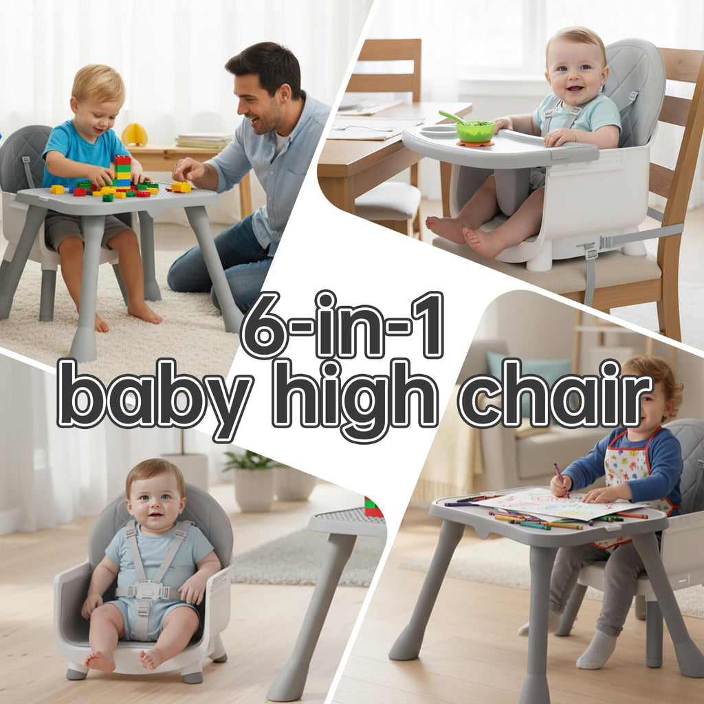 6-in-1 Convertible Baby Highchair P610