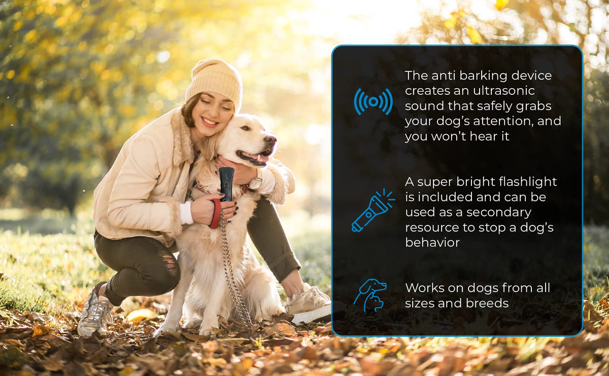 Ultrasonic Dog Bark Deterrent & Behavior Corrector O775383