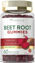 Beet Root Gummies 60 Count Strawberry Flavor S827522